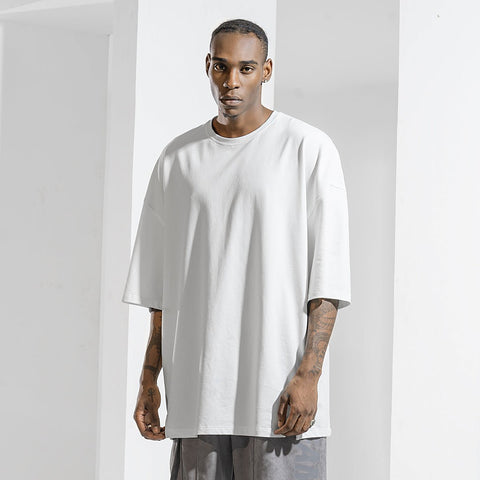 Hip Hop Oversized Heavyweight White Tee