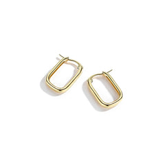 Hollow Gate Gold Earrings