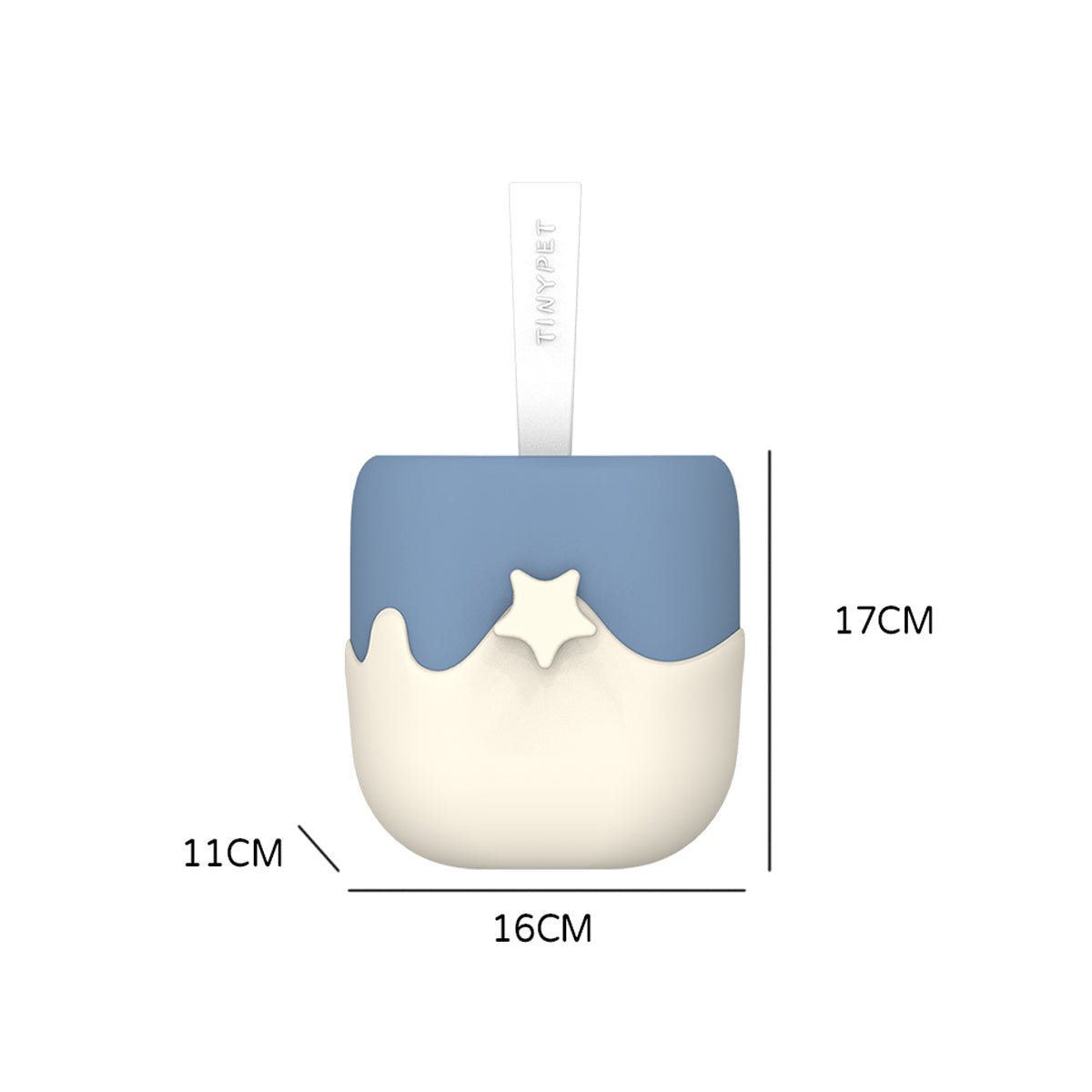 Ice Cream Blue Cat Litter Scoop Set   0cm