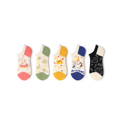 IEAF BiBi Summer Women 5pcs Ankle Socks Set