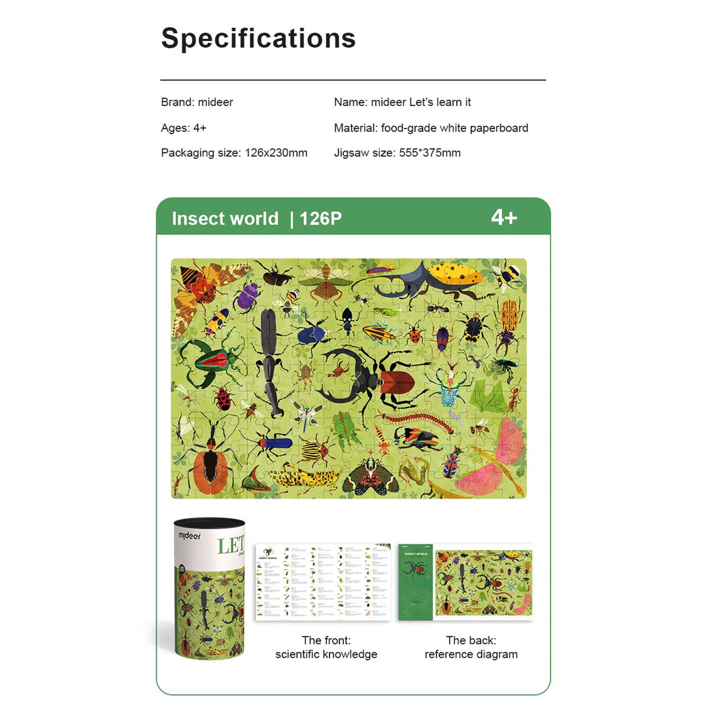 Insect World 126pcs - 0cm