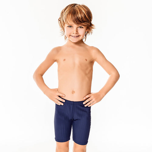 Invisible Lines Boy Navy Swim Shorts   0cm