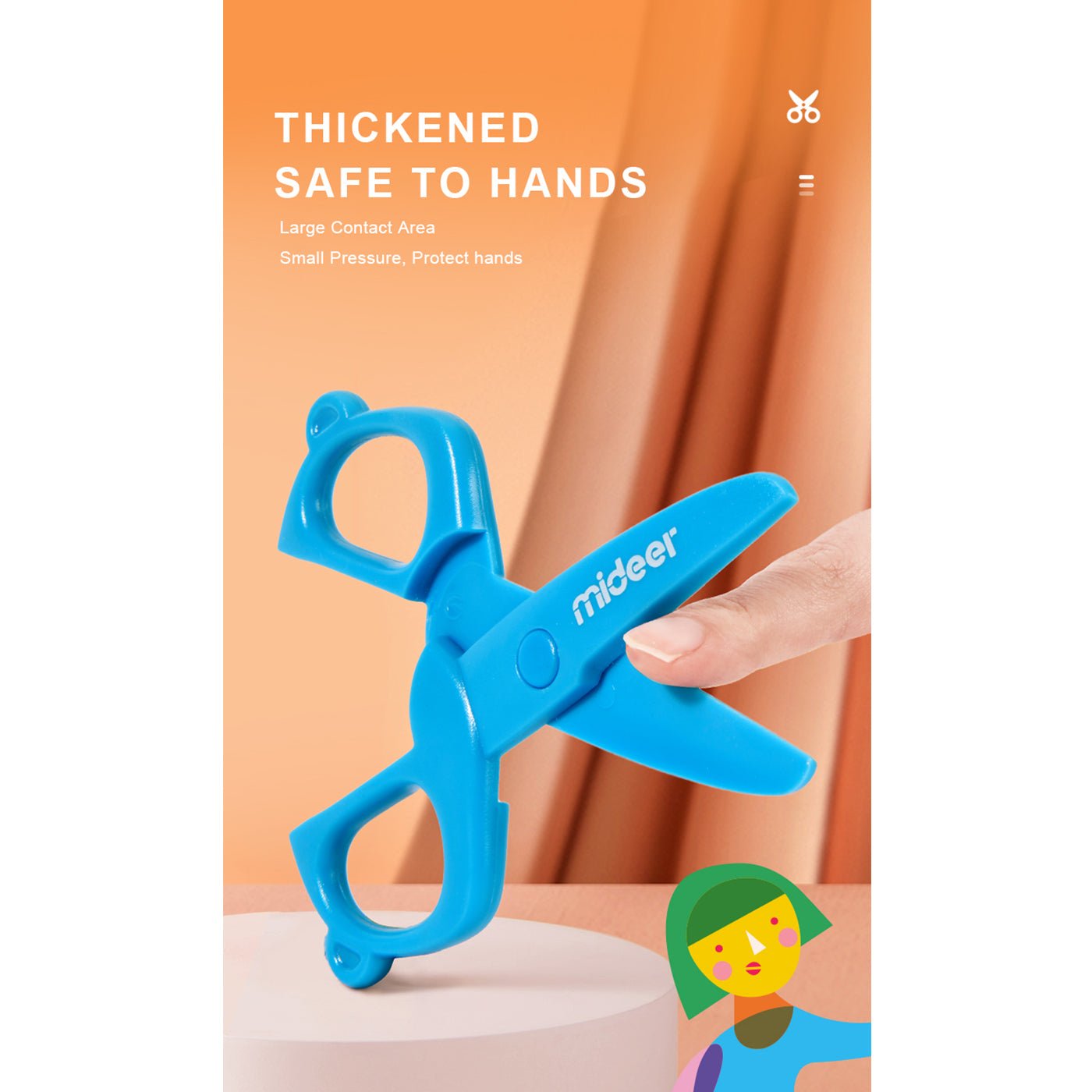 Kids Red Scissors   0cm