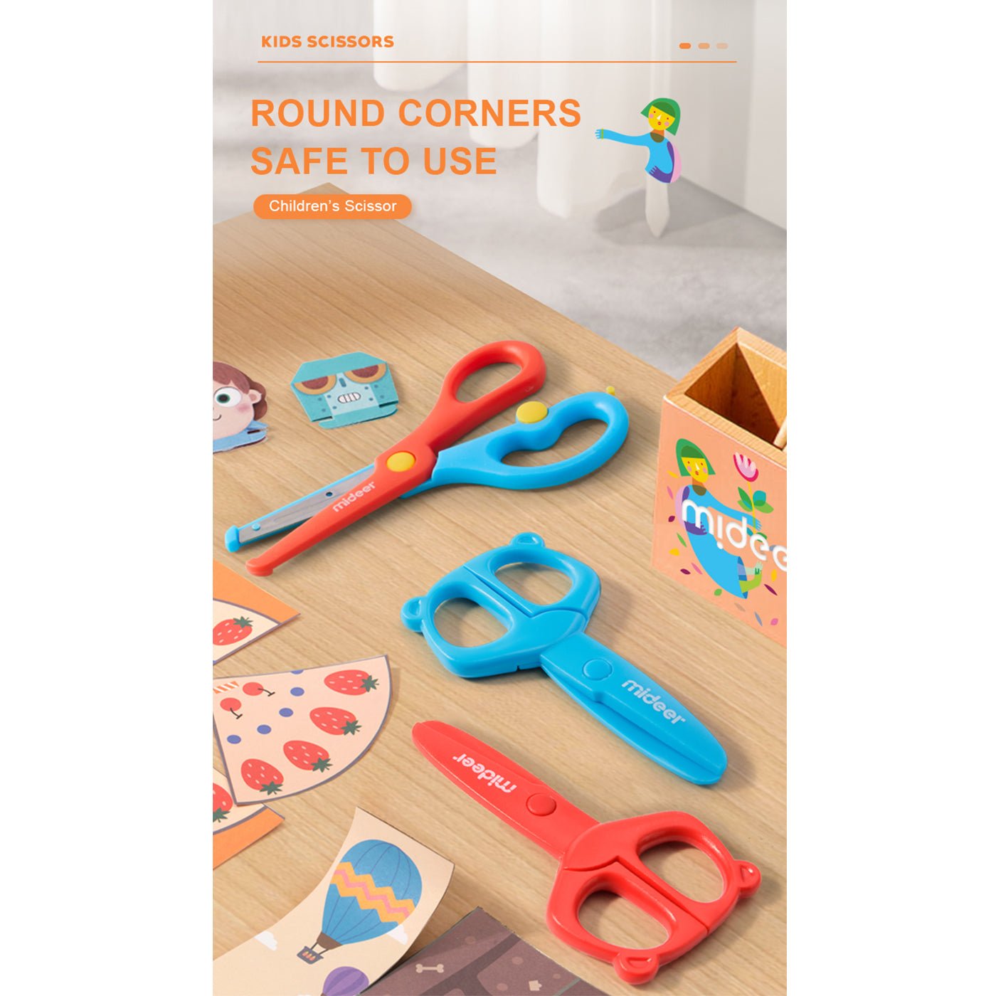 Kids Red Scissors   0cm