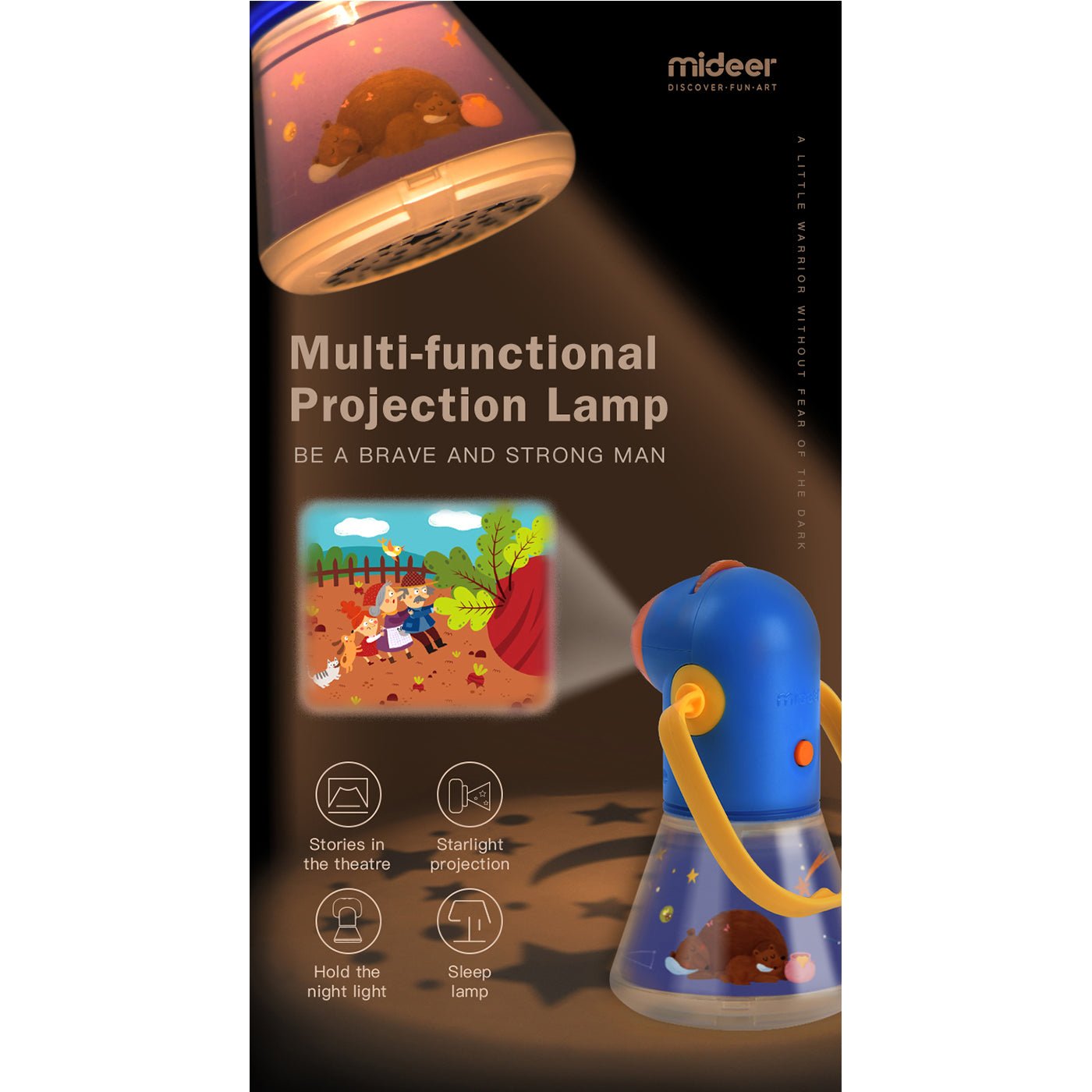 Kids Starlight Storybook Torch   0cm