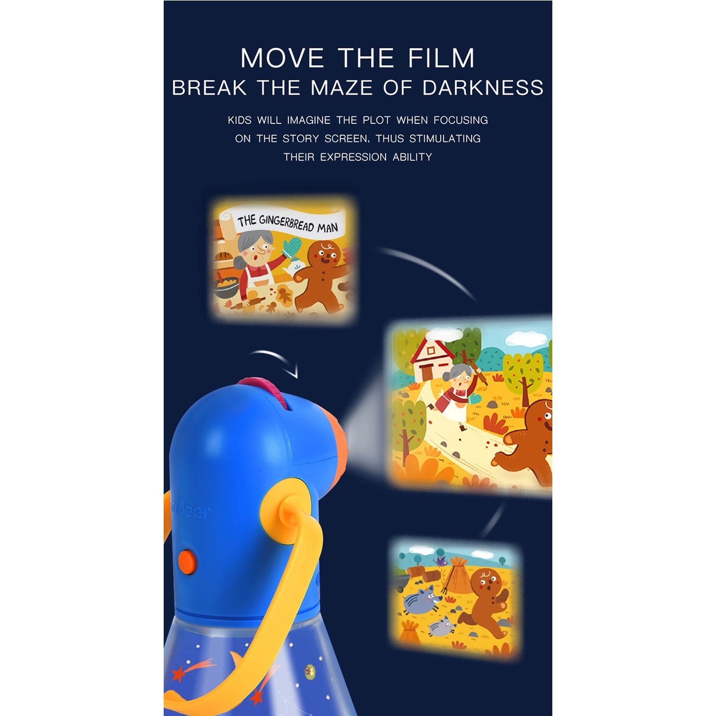 Kids Starlight Storybook Torch   0cm