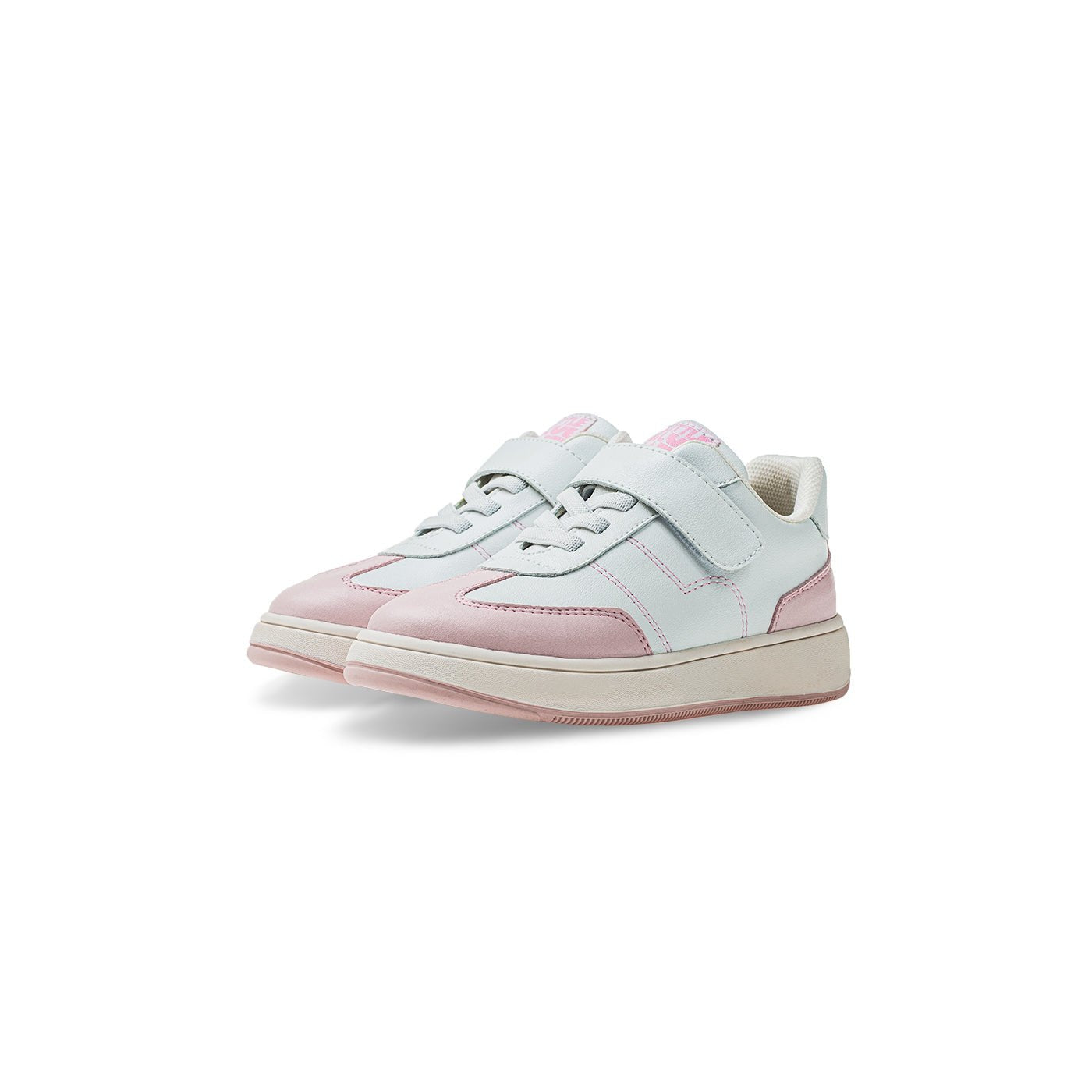 Laser Light Breathable Kids Pink Sneakers - 0cm