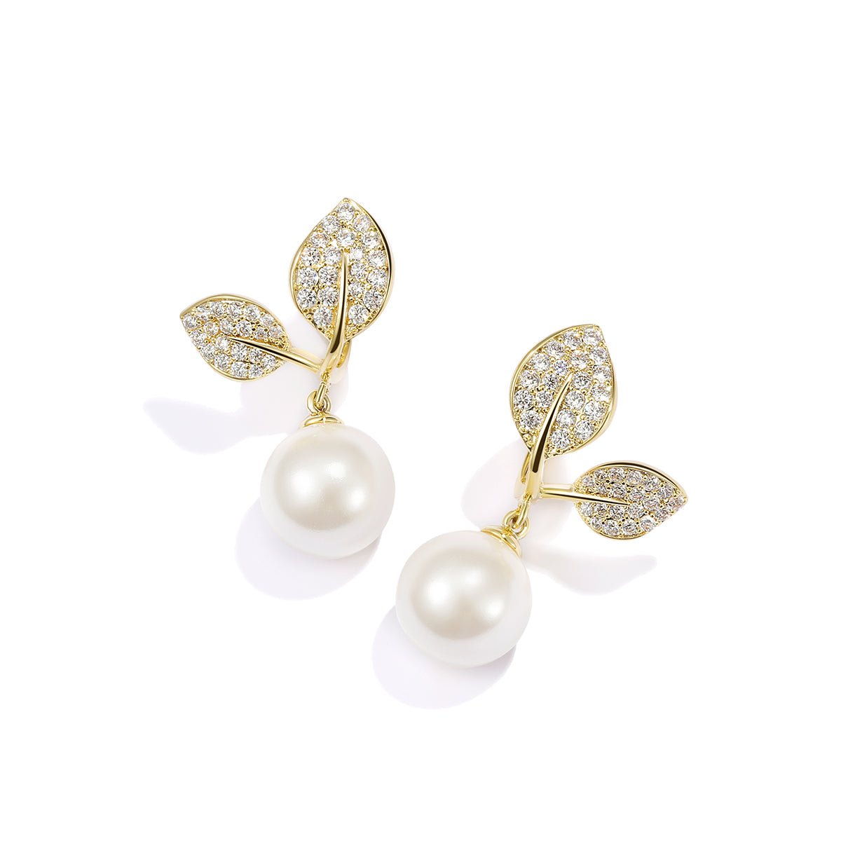 Leafy Day Gold Earrings   0cm