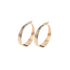 Light Beam Gold Earrings - 0cm