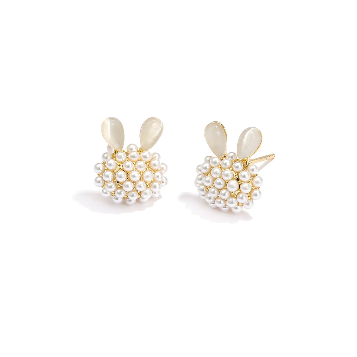 Lightening Rabbit Gold Earrings   0cm