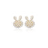 Lightening Rabbit Gold Earrings - 0cm