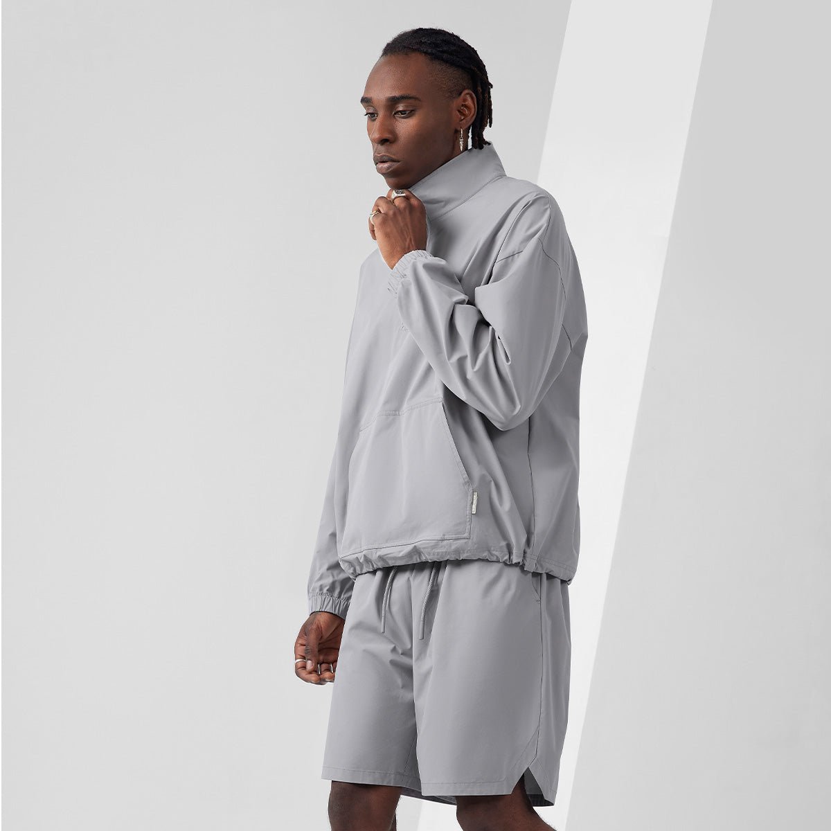 Lightweight Breathable UPF50+ UVA Sun protective Grey Sweater   0cm