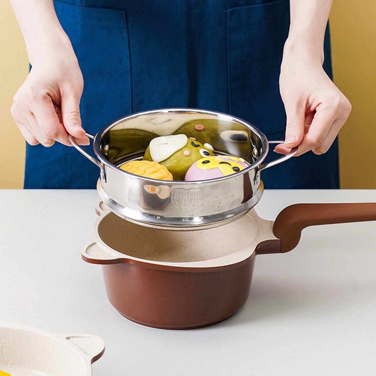 Little Bear Baby Food Cooking Orange Pot Set   0cm