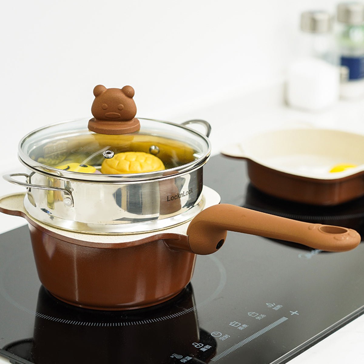 Little Bear Baby Food Cooking Orange Pot Set   0cm