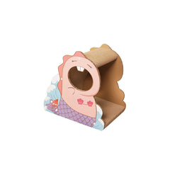 Little Dinosaur Pink Cat Scratching Board