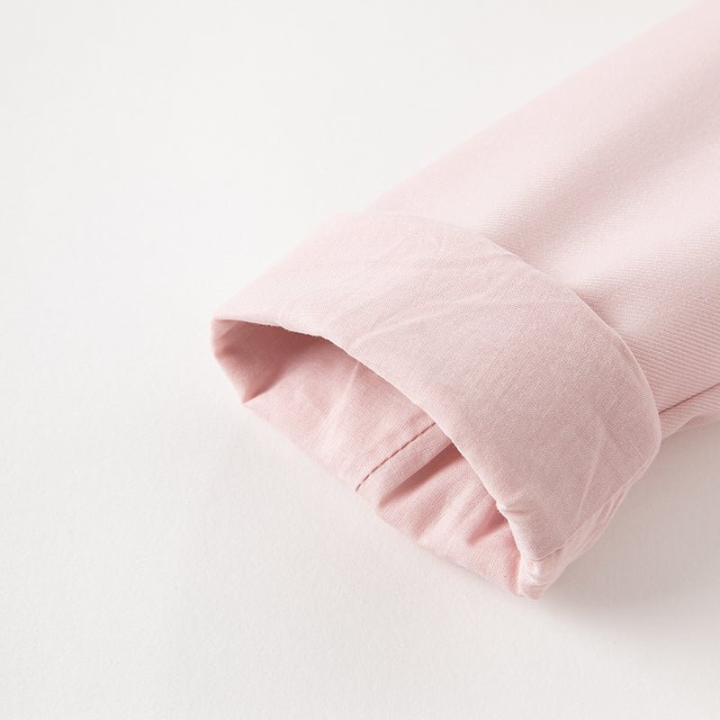 Little Lady Removable Bowknot Pink Two piece Coat & Skirt Set   0cm