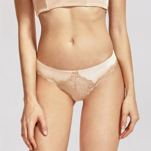 Luxe Velvet Low rise Nude Panty   0cm