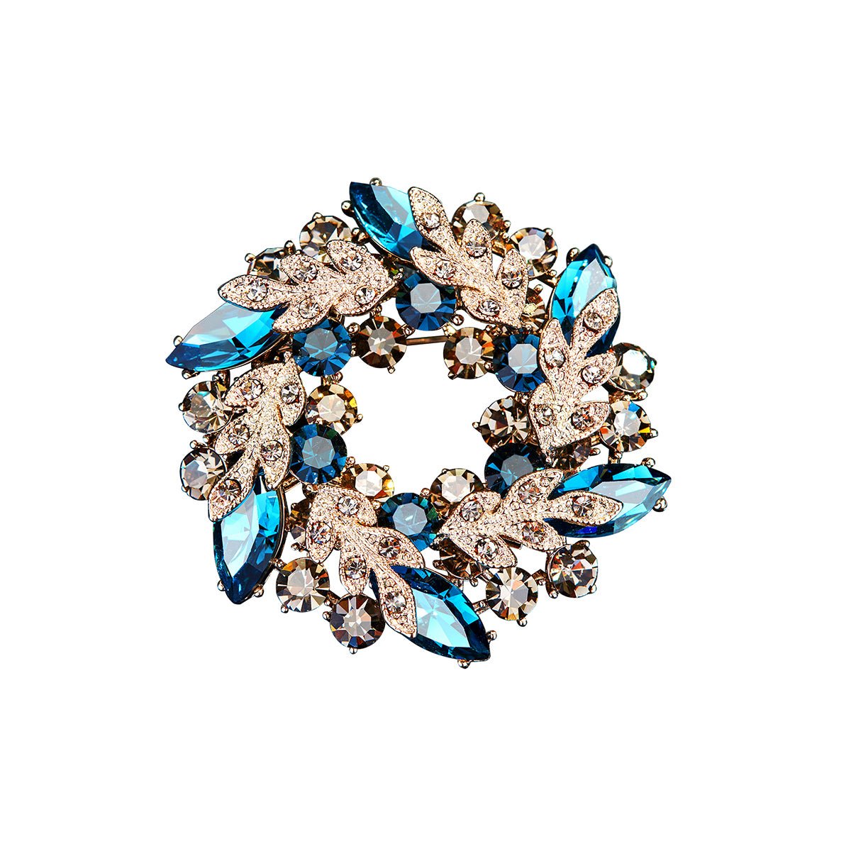 Luxury Garland Blue Brooch   0cm