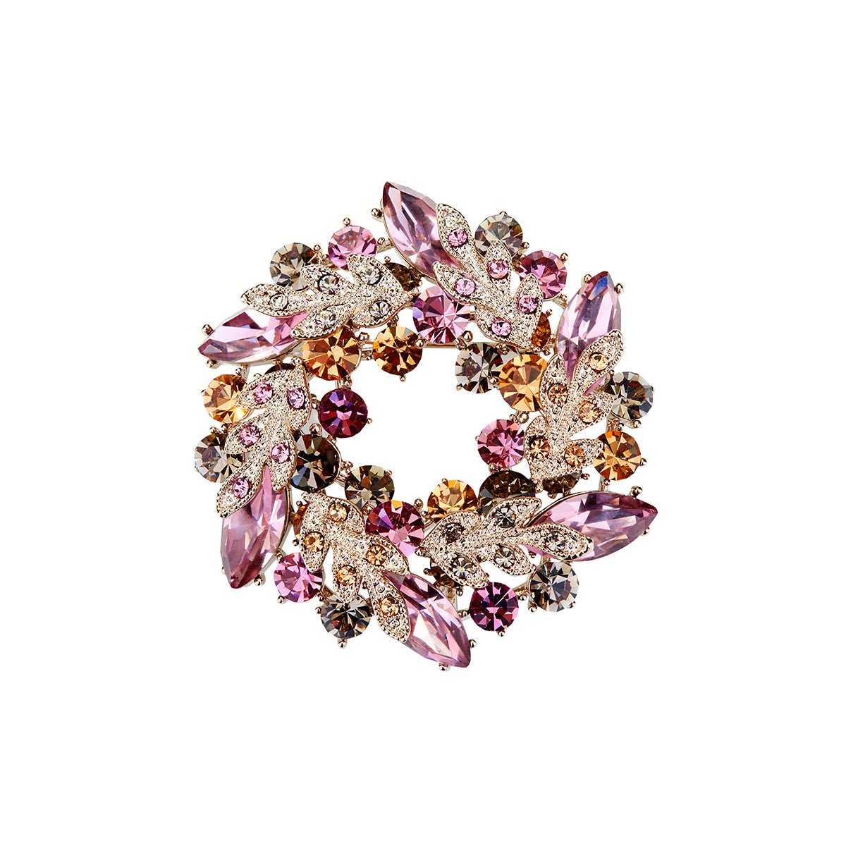 Luxury Garland Purple Brooch   0cm