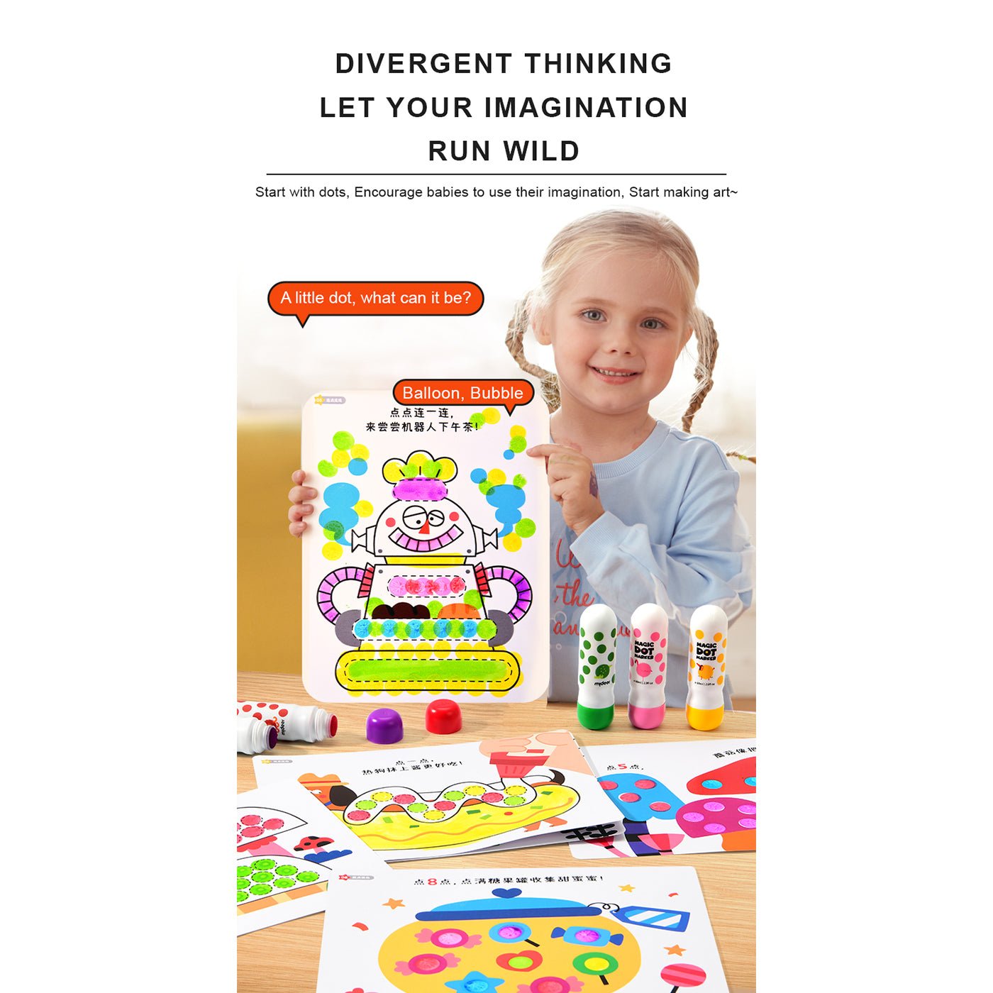 Magic Dot Pen 12 Colors   0cm