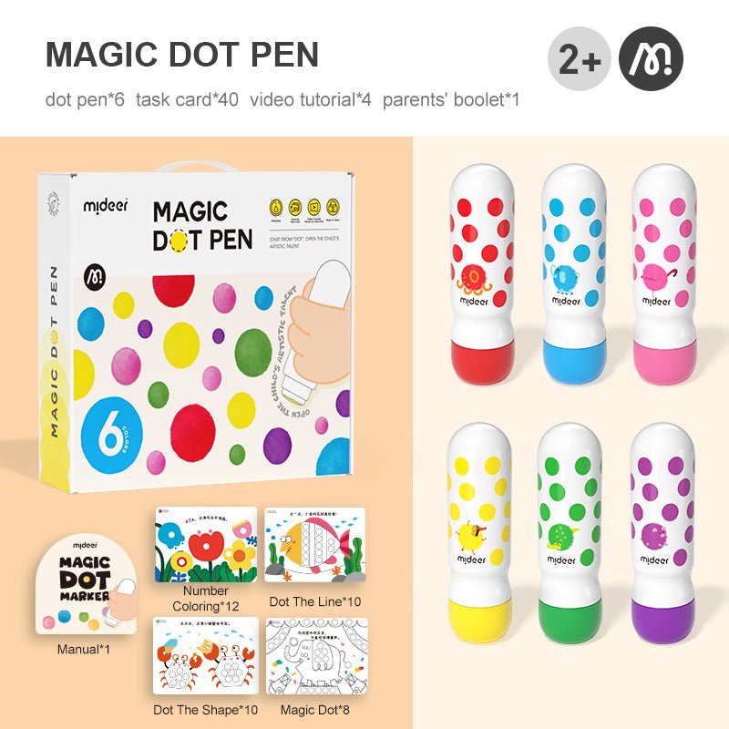 Magic Dot Pen 6 Colors   0cm
