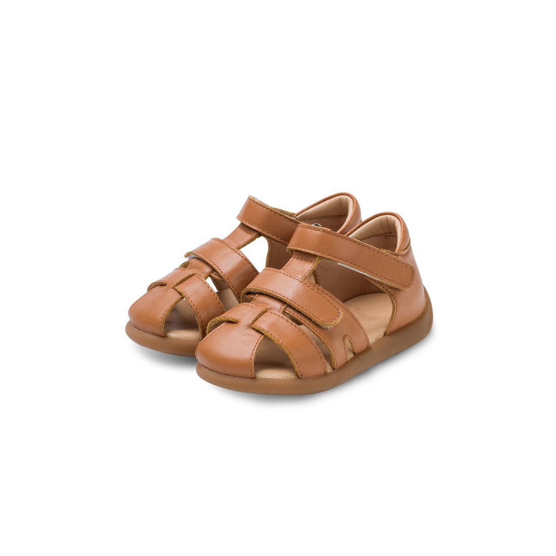 Magic Maze Soft Sole Pre-walker Brown Baby Sandals - 0cm