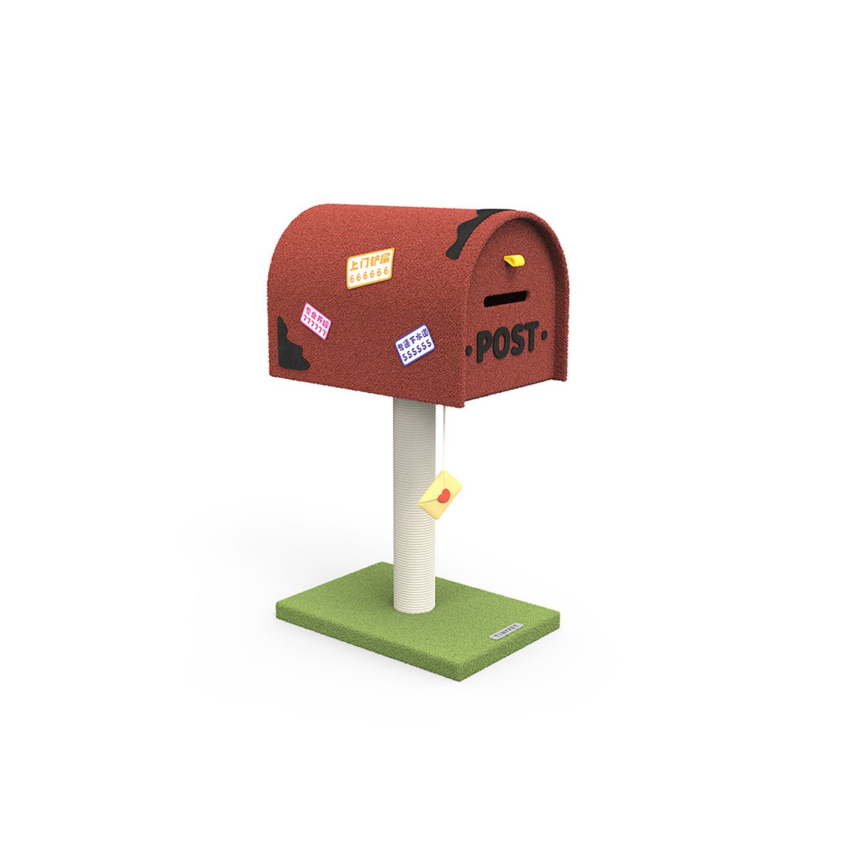 Mailbox Red Climbing Frame Cat Tree   0cm