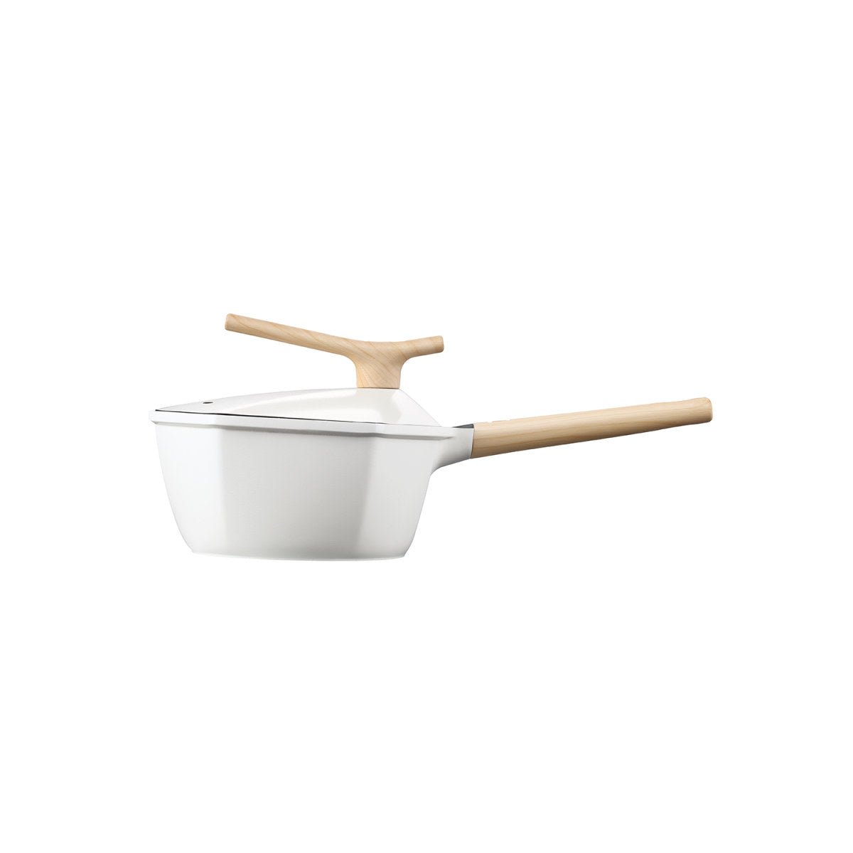 Maple Leaf 18cm White Non stick Milk Pot   0cm