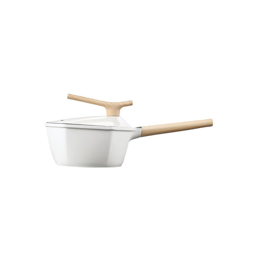 Maple Leaf 18cm White Non stick Milk Pot   0cm