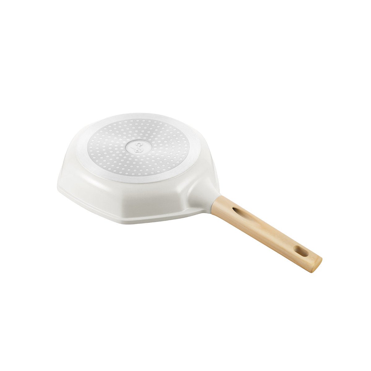 Maple Leaf 24cm White Non stick Frying Pan   0cm