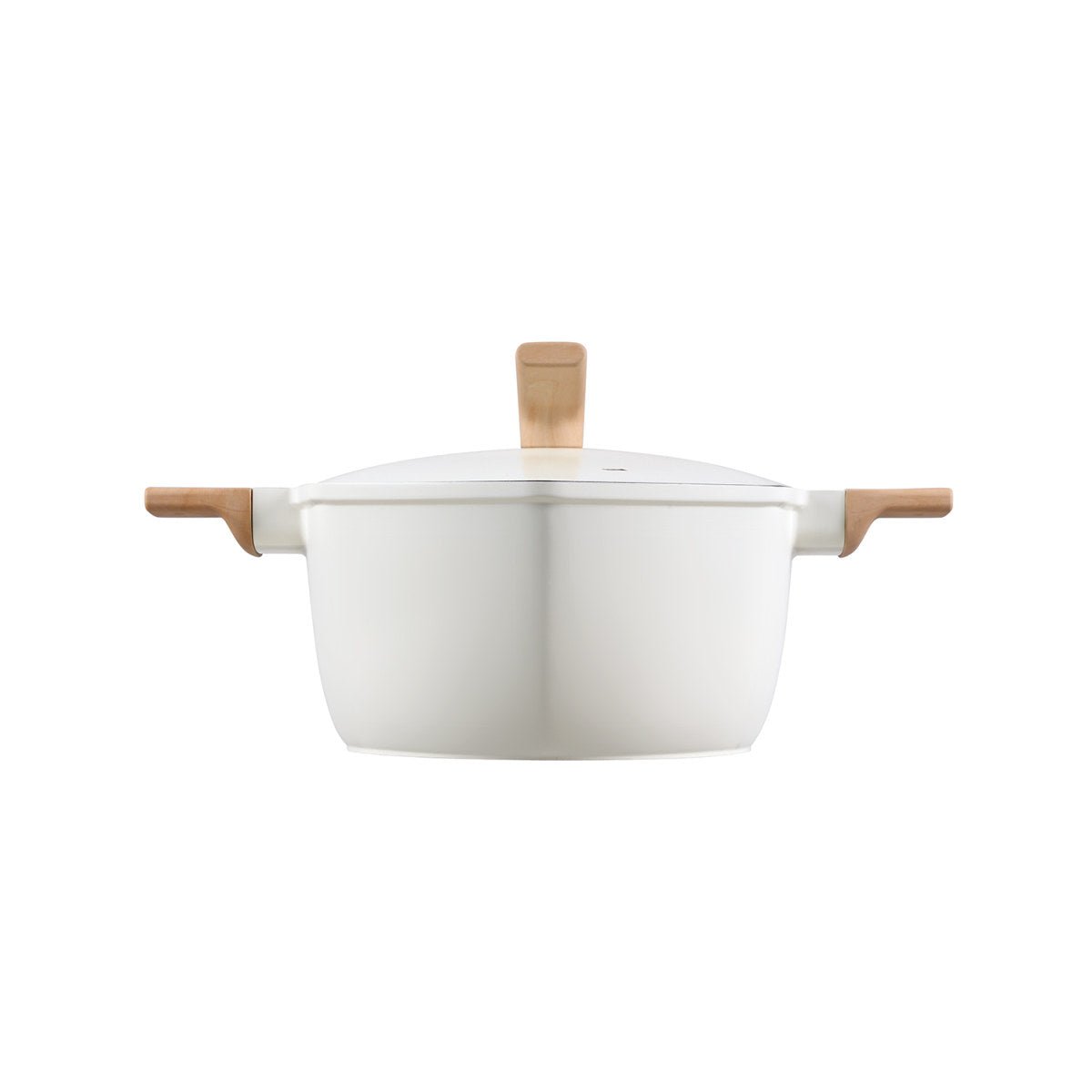 Maple Leaf 24cm White Non stick Soup Pot   0cm