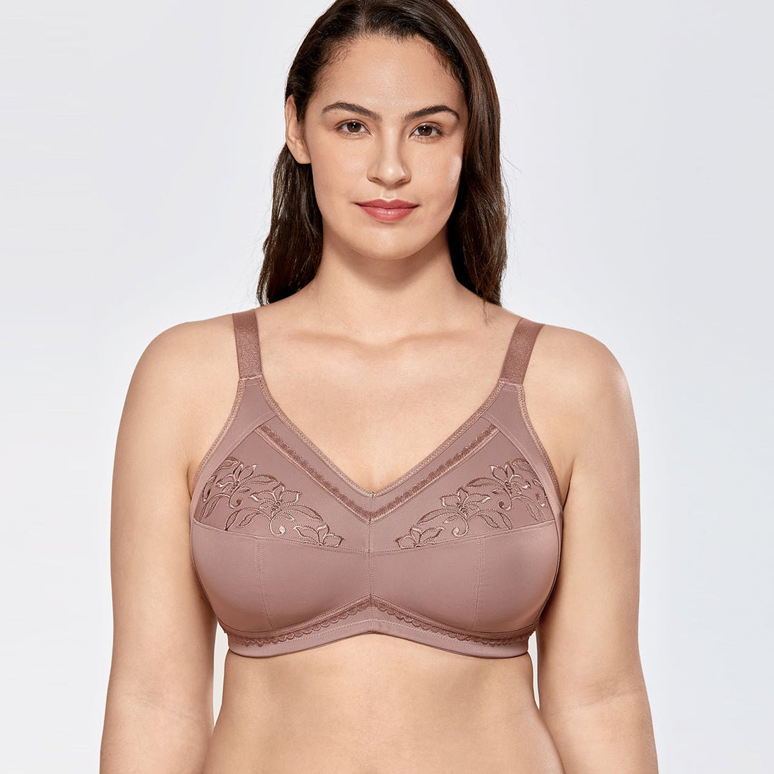 Stress Reduce Underwire Support Green Full Coverage Bra