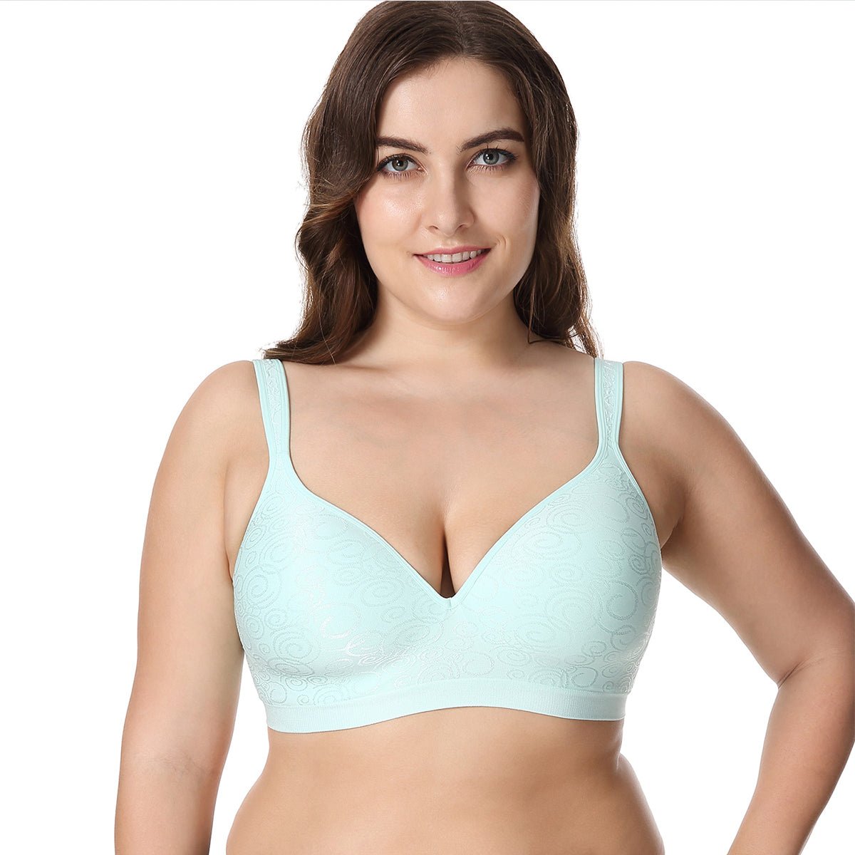 Max Comfort Wireless Optimal Fit Green Bra   0cm