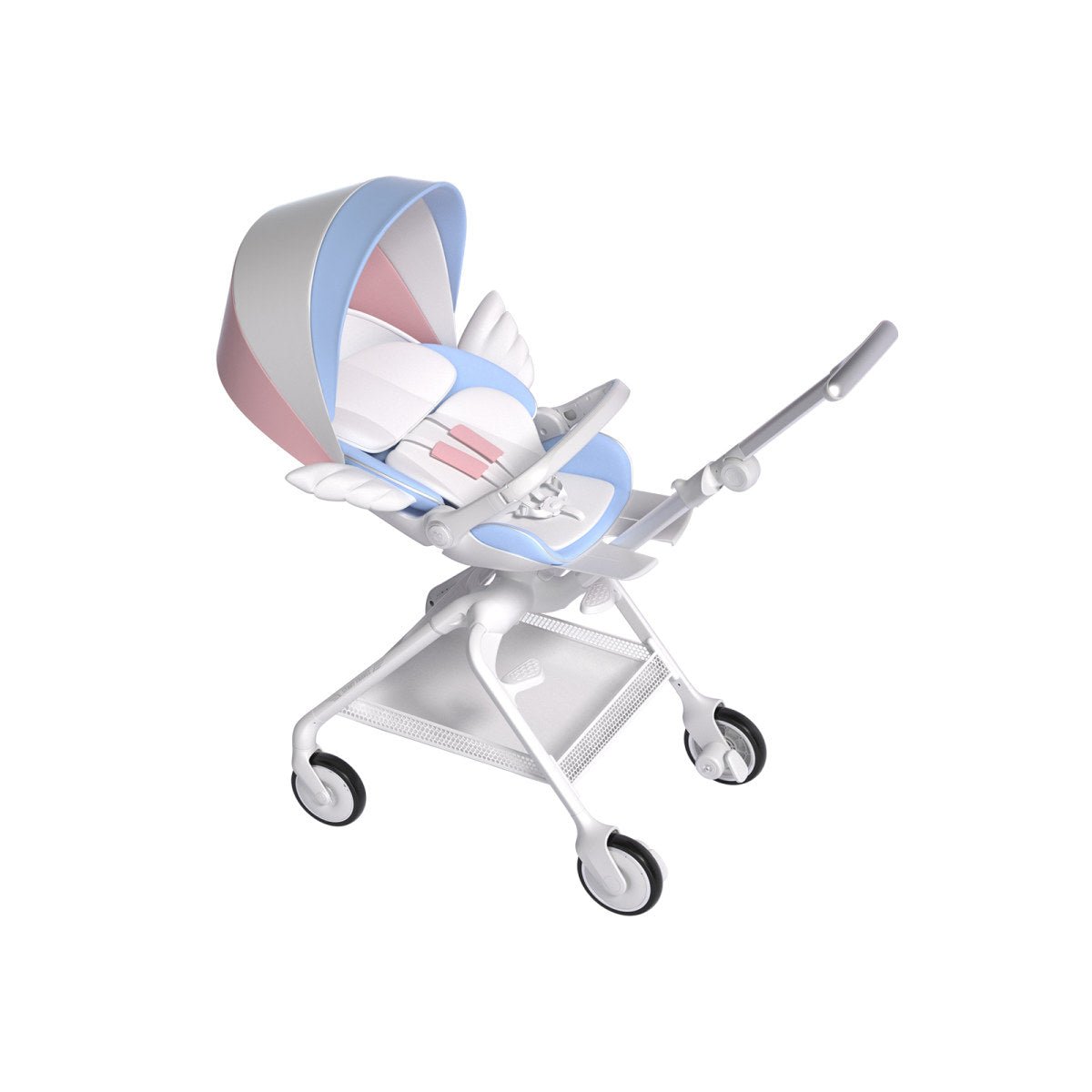 Mini Angel High view Lightweight Foldable Pink Baby Stroller   0cm