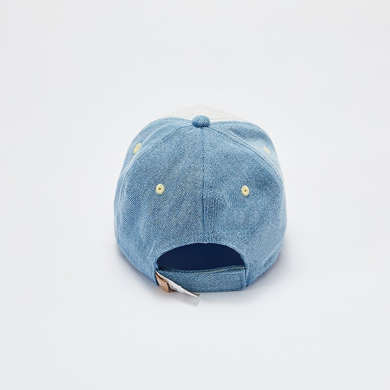 Mini Construction Vehicles Boy Denim Blue Baseball Cap   0cm