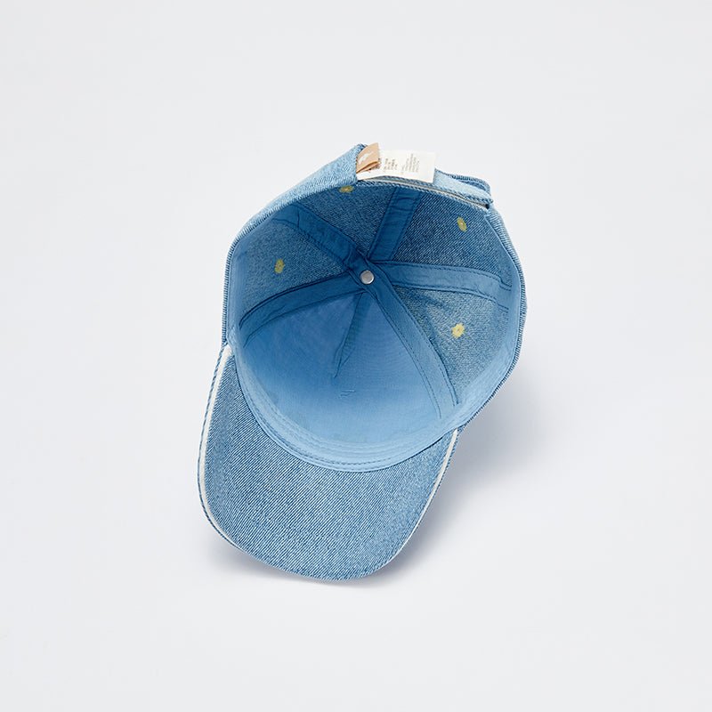 Mini Construction Vehicles Boy Denim Blue Baseball Cap   0cm