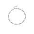 Modern Interlocking Beads Silver Necklace - 0cm