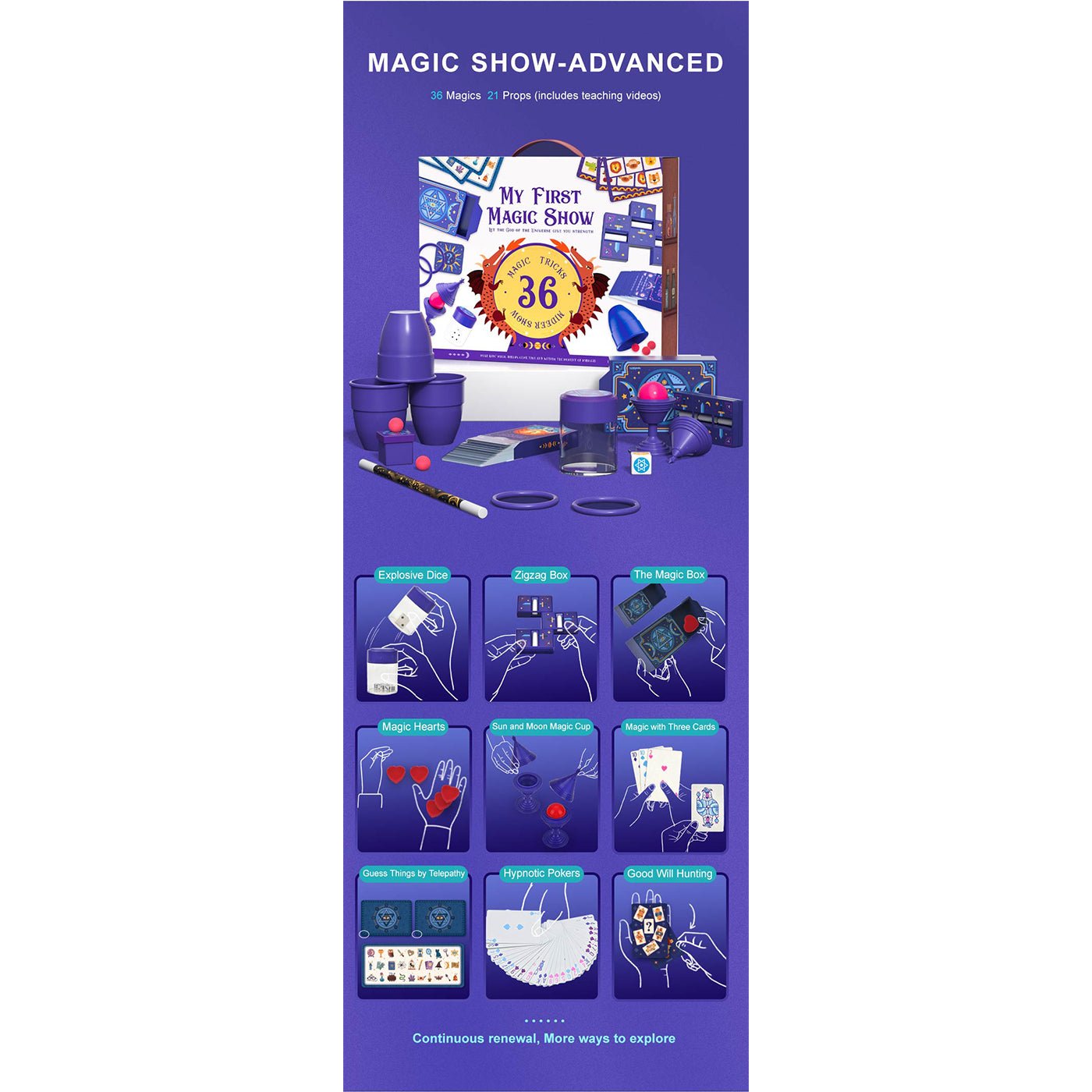 My First Magic Show 36 Games - 0cm