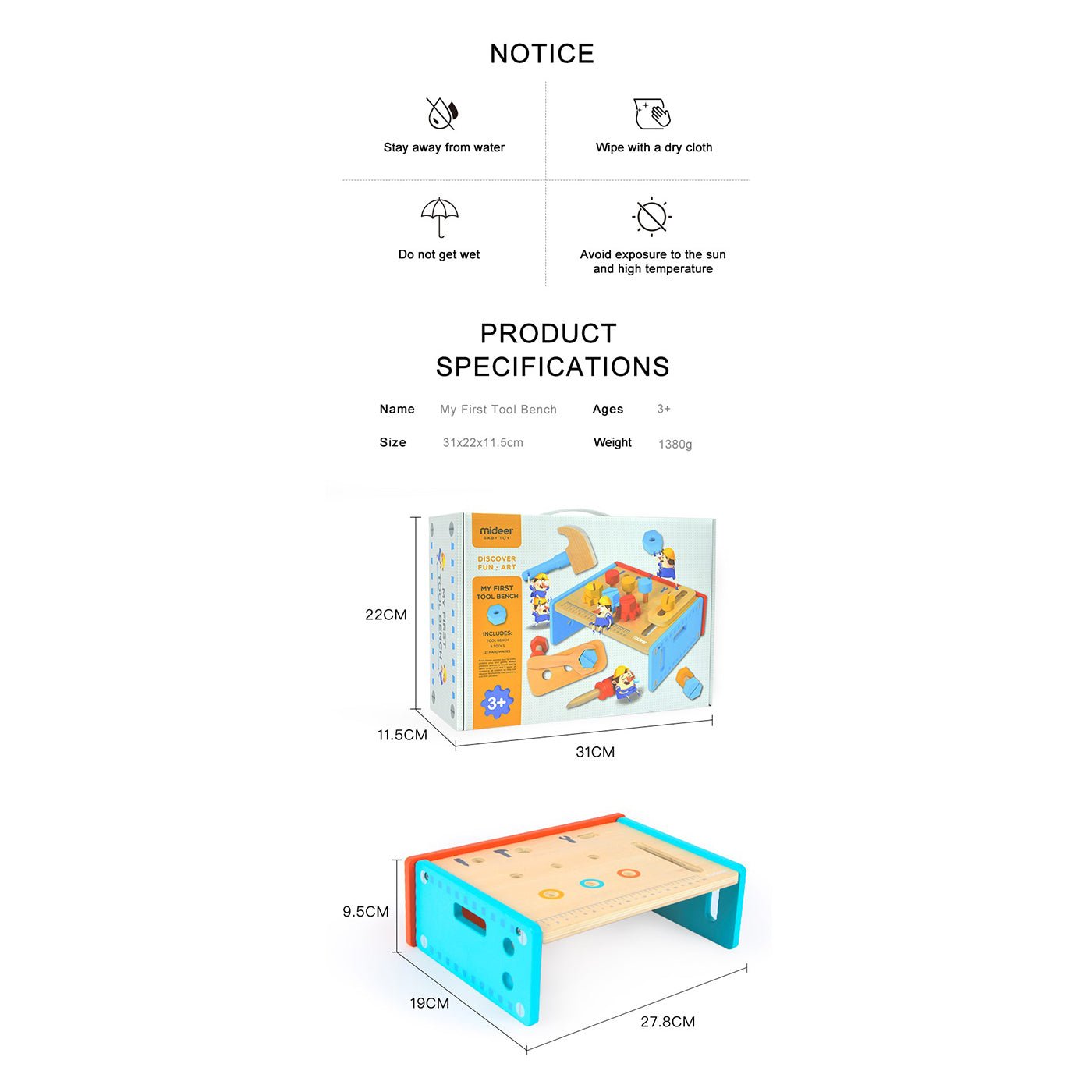 My First Tool Bench - 0cm