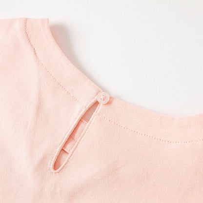 My Melody Long Sleeve Girl Bowknot Cuff Pink Tee - 0cm