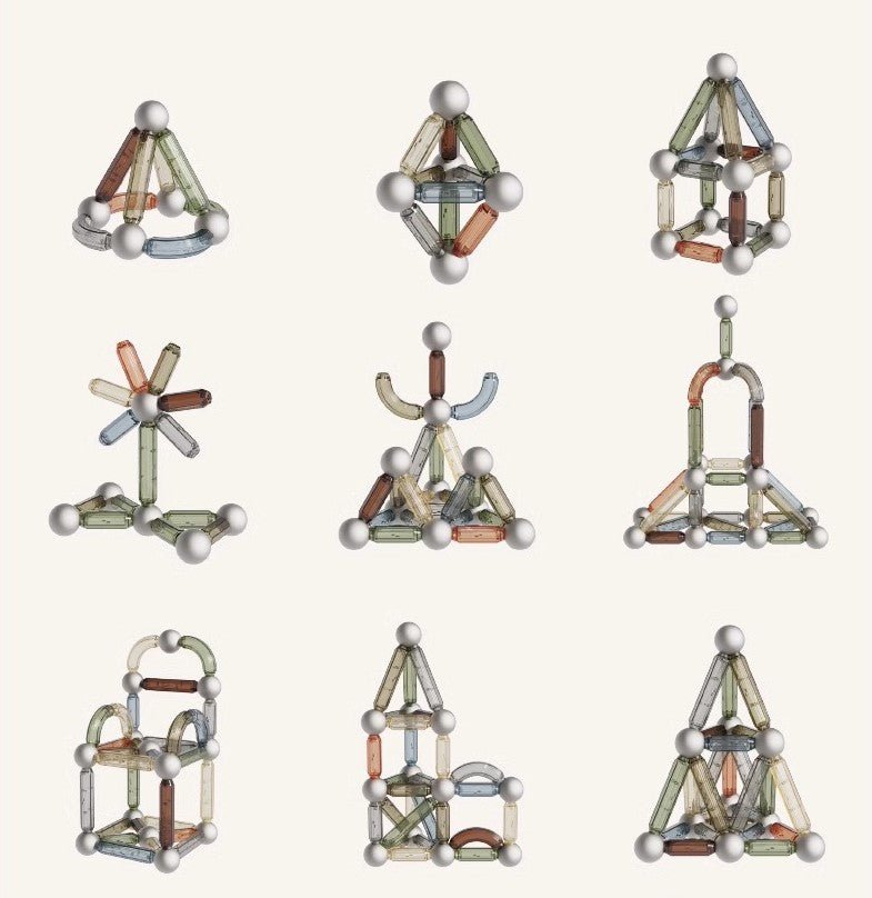 Nature World 100pcs Eye care Color Magnetic Rod Set With Storage Box   0cm