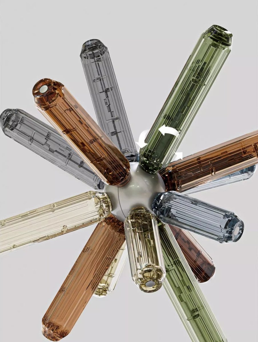 Nature World 100pcs Eye care Color Magnetic Rod Set With Storage Box   0cm