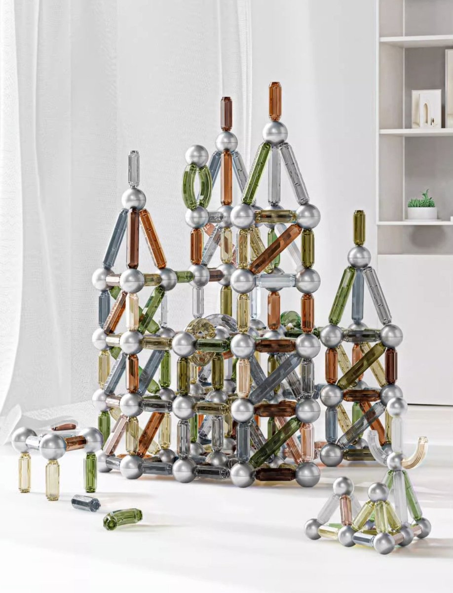 Nature World 100pcs Eye care Color Magnetic Rod Set With Storage Box   0cm