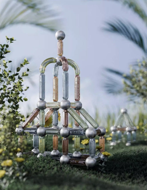 Nature World 60pcs Eye care Color Magnetic Rod Set With Storage Box   0cm