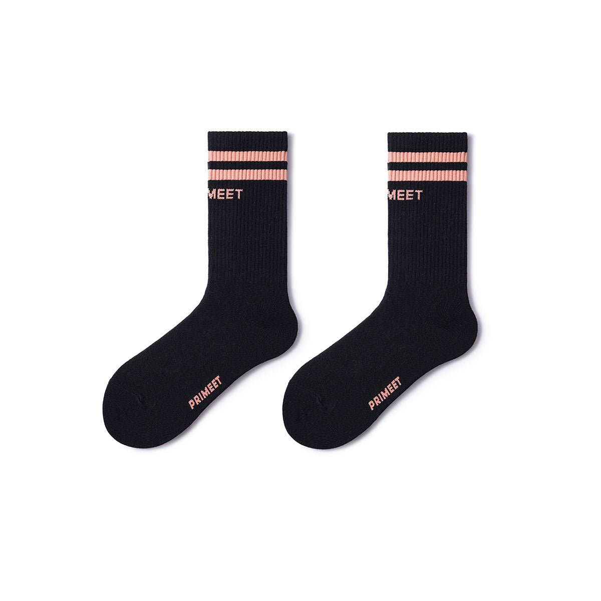 Neon Pink All season Women 5pcs Low Cut Socks Set   0cm