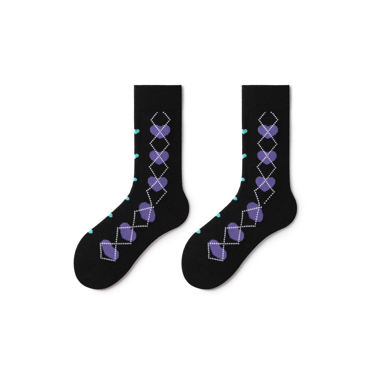 Night Love All season Women 5pcs Crew Socks Set   0cm