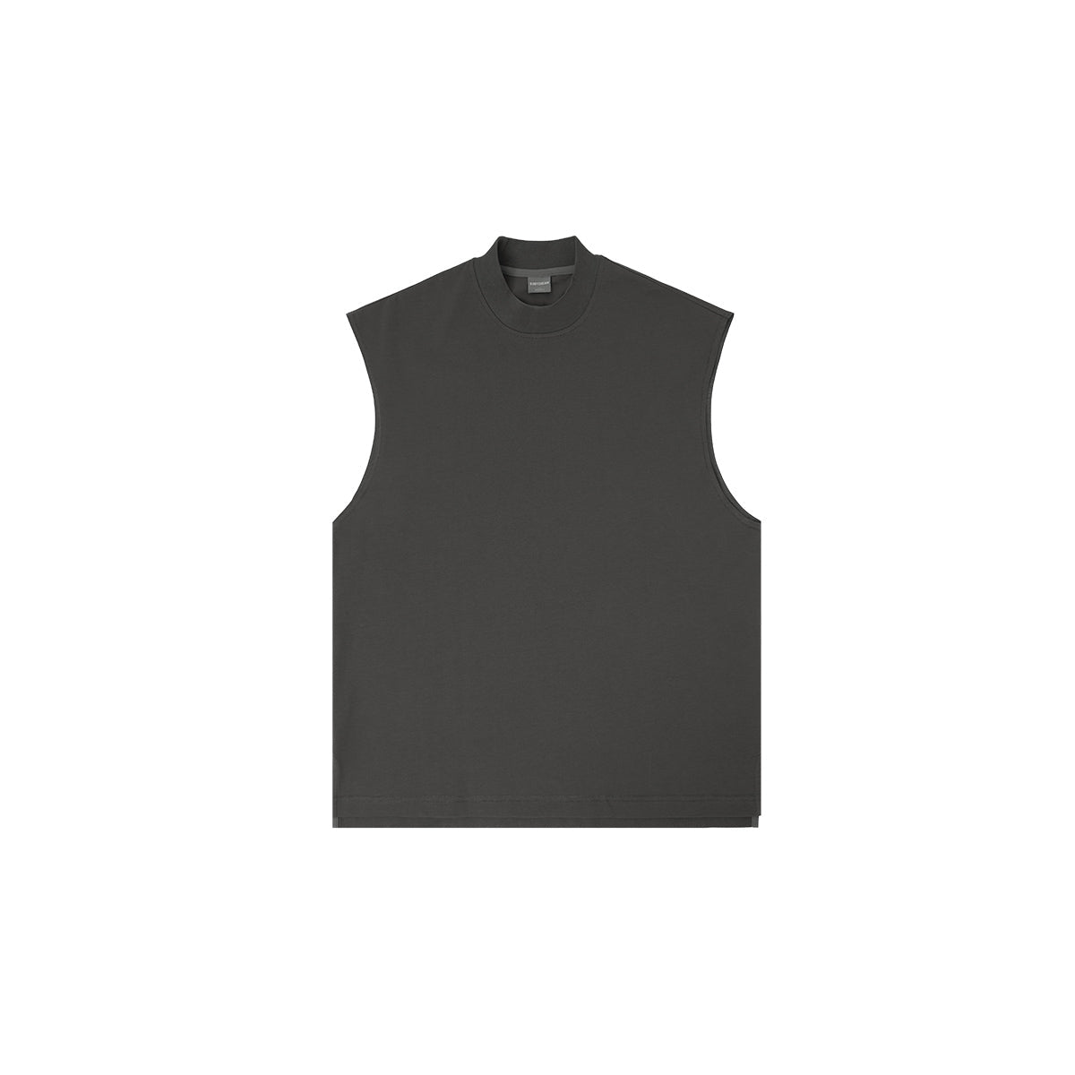 Ninja Cut Off Charcoal Tank Top   0cm