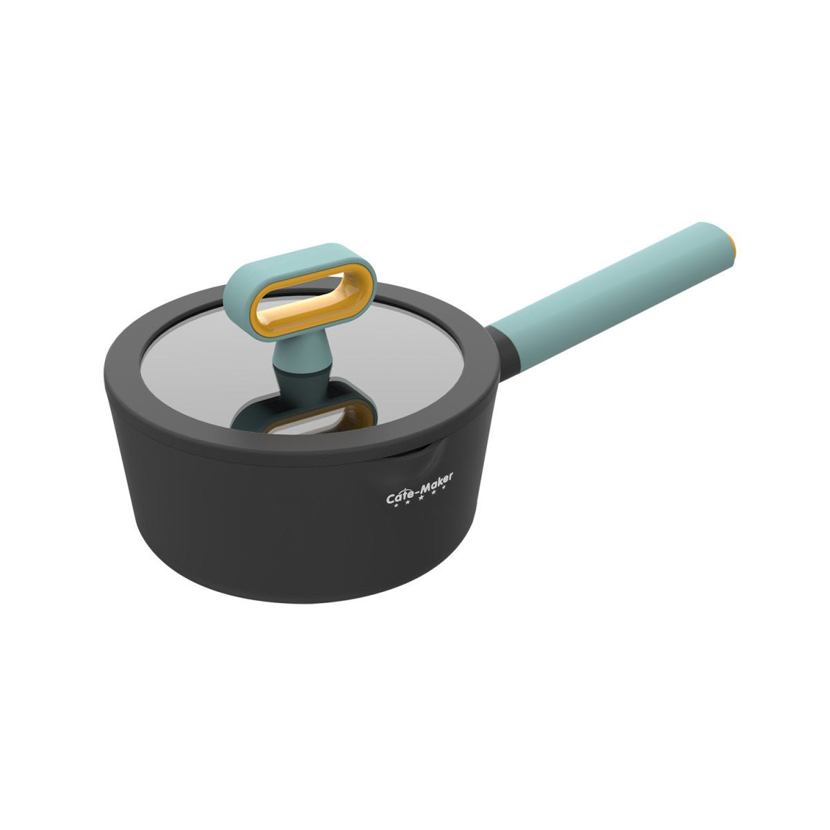 Nordic Starry Stone 18cm Black Non stick Milk Pot   0cm