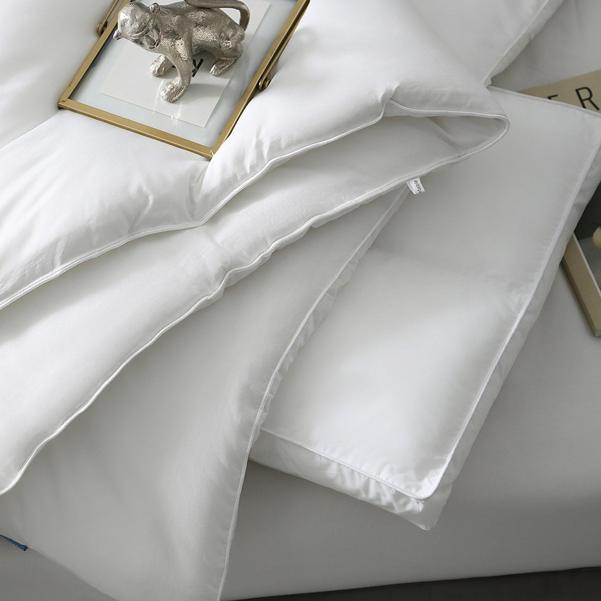 Norene A grade Antibacterial White All season Quilt   0cm