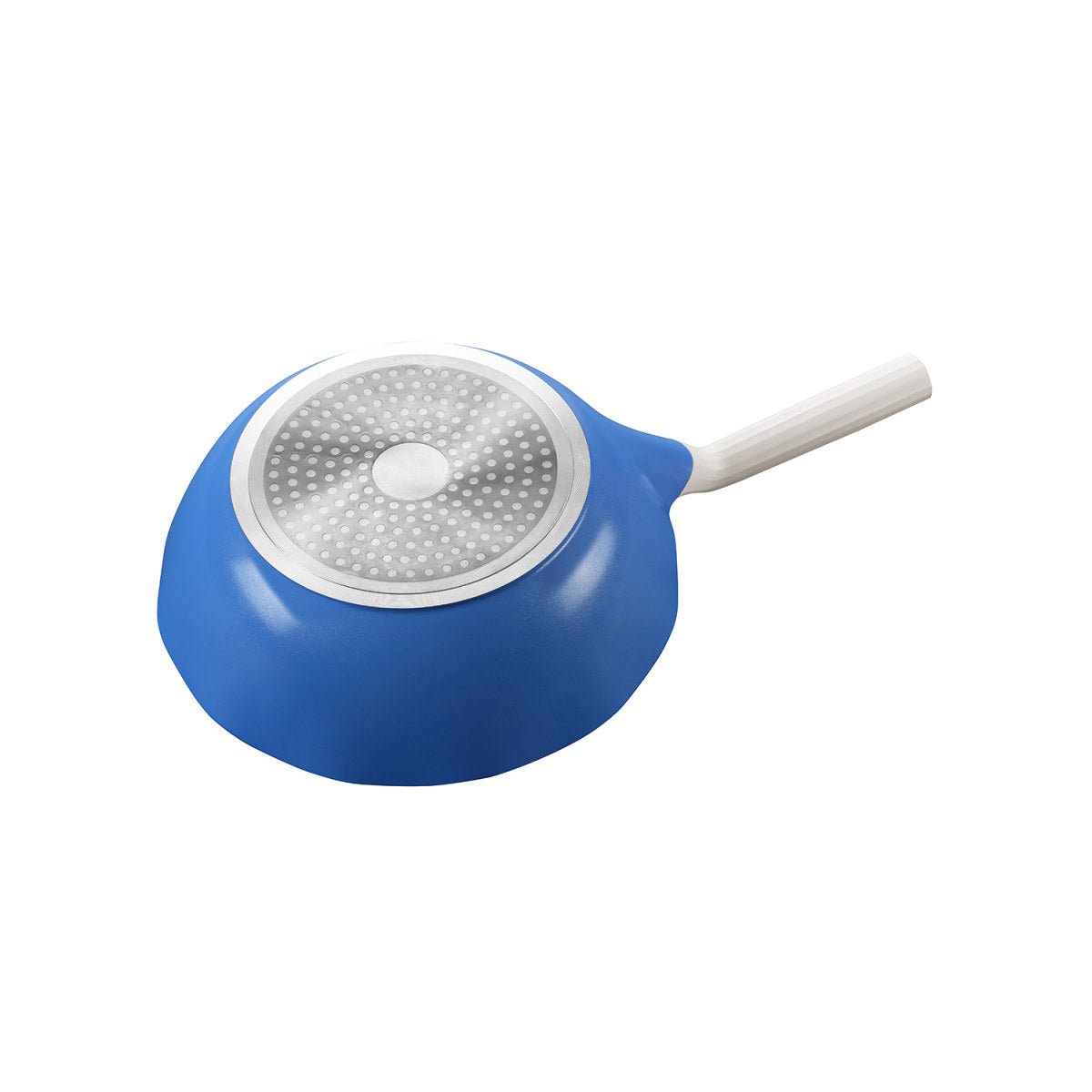 Ocean Wave Maifan Stone 30cm Blue Non stick Seafood Steaming Wok Pot   0cm